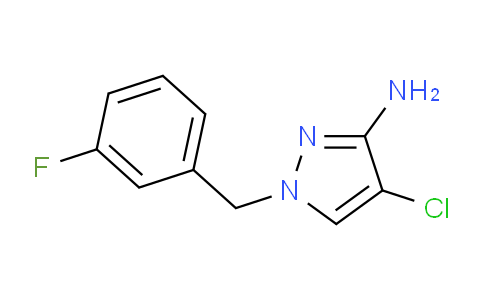 CAS No. 1001757-55-6, 4-Chloro-1-(3-fluorobenzyl)-1H-pyrazol-3-amine