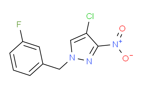 CAS No. 957299-26-2, 4-Chloro-1-(3-fluorobenzyl)-3-nitro-1H-pyrazole