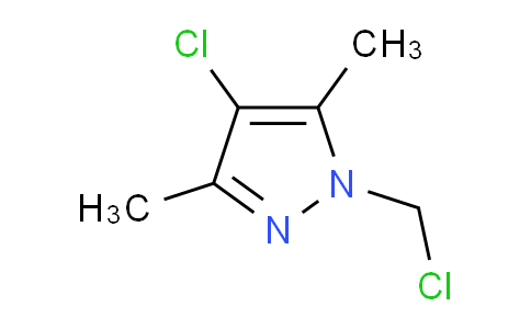 CAS No. 51355-83-0, 4-Chloro-1-(chloromethyl)-3,5-dimethyl-1H-pyrazole