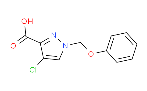 CAS No. 1006334-27-5, 4-Chloro-1-(phenoxymethyl)-1H-pyrazole-3-carboxylic acid