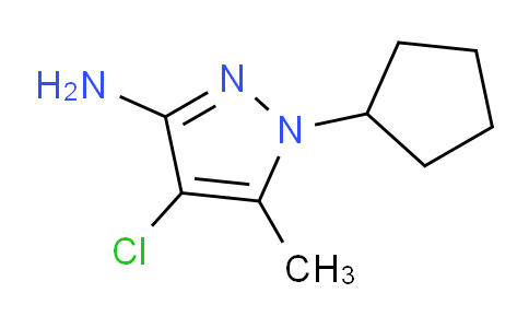 CAS No. 1006481-68-0, 4-Chloro-1-cyclopentyl-5-methyl-1H-pyrazol-3-amine