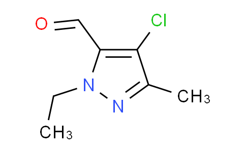 CAS No. 1245772-98-8, 4-Chloro-1-ethyl-3-methyl-1H-pyrazole-5-carbaldehyde