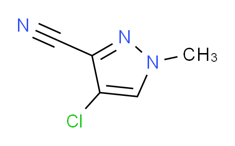 CAS No. 175204-86-1, 4-Chloro-1-methyl-1H-pyrazole-3-carbonitrile