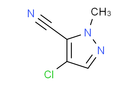 CAS No. 1172024-69-9, 4-Chloro-1-methyl-1H-pyrazole-5-carbonitrile