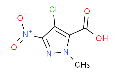 CAS No. 84547-88-6, 4-Chloro-1-methyl-3-nitro-1H-pyrazole-5-carboxylic acid