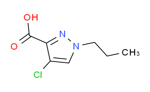 CAS No. 957242-29-4, 4-Chloro-1-propyl-1H-pyrazole-3-carboxylic acid