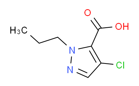 CAS No. 1006483-46-0, 4-Chloro-1-propyl-1H-pyrazole-5-carboxylic acid