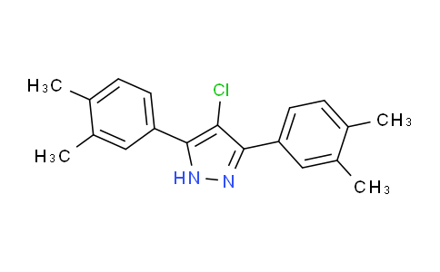 CAS No. 1159993-17-5, 4-Chloro-3,5-bis(3,4-dimethylphenyl)-1H-pyrazole