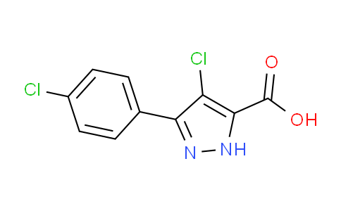 CAS No. 1354896-34-6, 4-Chloro-3-(4-chlorophenyl)-1H-pyrazole-5-carboxylic acid