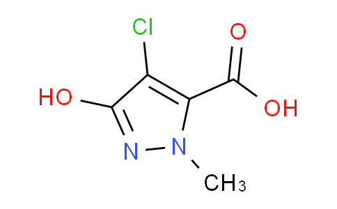 CAS No. 1551493-58-3, 4-Chloro-3-hydroxy-1-methyl-1H-pyrazole-5-carboxylic acid