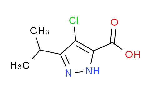 CAS No. 1291271-55-0, 4-Chloro-3-isopropyl-1H-pyrazole-5-carboxylic acid