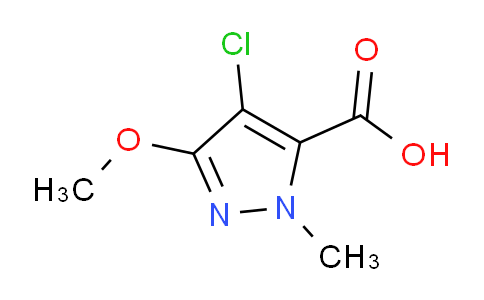CAS No. 1546448-12-7, 4-Chloro-3-methoxy-1-methyl-1H-pyrazole-5-carboxylic acid