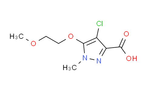 CAS No. 1710661-10-1, 4-Chloro-5-(2-methoxyethoxy)-1-methyl-1H-pyrazole-3-carboxylic acid