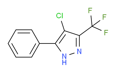 CAS No. 235106-13-5, 4-Chloro-5-phenyl-3-(trifluoromethyl)-1H-pyrazole
