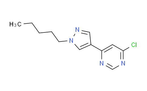 CAS No. 1708199-17-0, 4-Chloro-6-(1-pentyl-1H-pyrazol-4-yl)pyrimidine