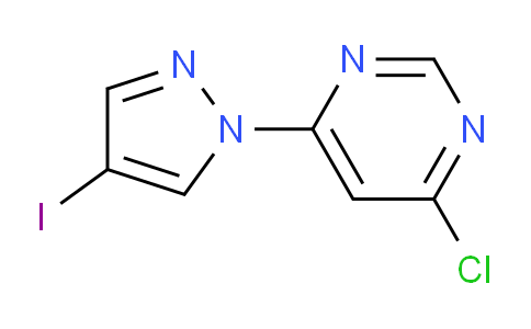 CAS No. 957035-27-7, 4-Chloro-6-(4-iodo-1H-pyrazol-1-yl)pyrimidine