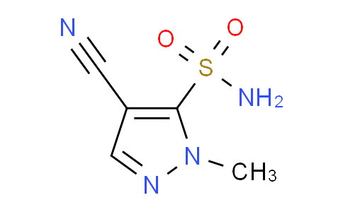 CAS No. 111493-51-7, 4-Cyano-1-methyl-1H-pyrazole-5-sulfonamide