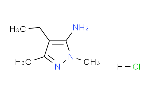 CAS No. 1185293-12-2, 4-Ethyl-1,3-dimethyl-1H-pyrazol-5-amine hydrochloride