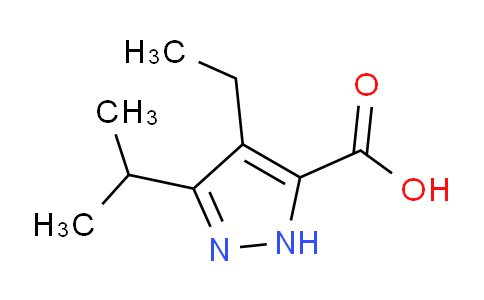 CAS No. 1482316-68-6, 4-Ethyl-3-isopropyl-1H-pyrazole-5-carboxylic acid