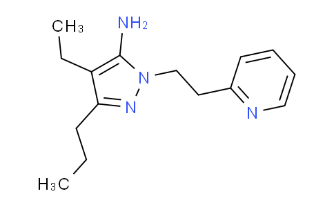 CAS No. 19551-27-0, 4-Ethyl-3-propyl-1-(2-(pyridin-2-yl)ethyl)-1H-pyrazol-5-amine