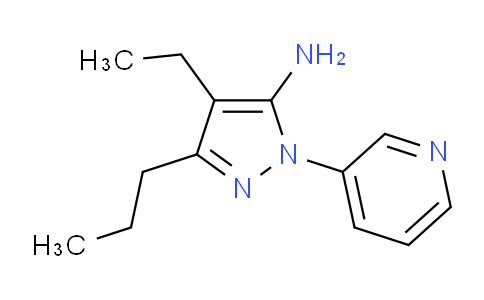 CAS No. 27834-98-6, 4-Ethyl-3-propyl-1-(pyridin-3-yl)-1H-pyrazol-5-amine