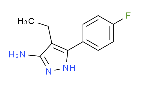 CAS No. 1187560-99-1, 4-Ethyl-5-(4-fluorophenyl)-1H-pyrazol-3-amine