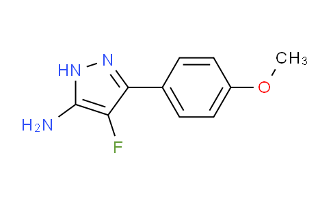 CAS No. 1246384-88-2, 4-Fluoro-3-(4-methoxyphenyl)-1H-pyrazol-5-amine