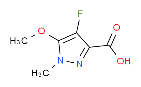 CAS No. 1774891-89-2, 4-Fluoro-5-methoxy-1-methyl-1H-pyrazole-3-carboxylic acid