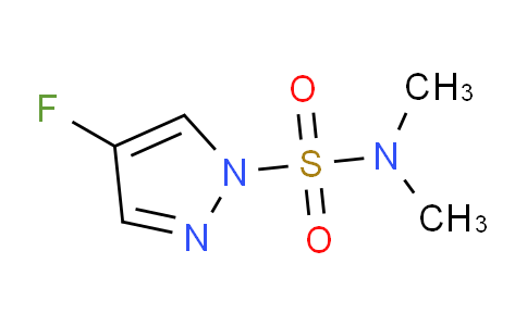 CAS No. 143535-54-0, 4-Fluoro-N,N-dimethyl-1H-pyrazole-1-sulfonamide