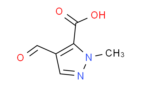 CAS No. 1510690-43-3, 4-Formyl-1-methyl-1H-pyrazole-5-carboxylic acid