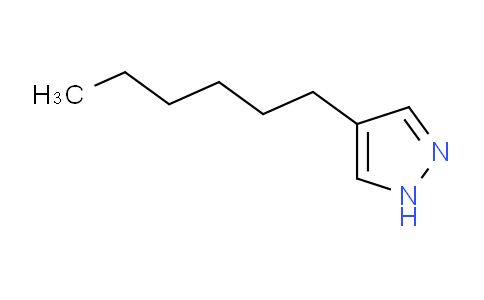 CAS No. 73123-47-4, 4-Hexyl-1H-pyrazole