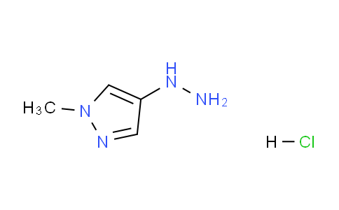 CAS No. 1959556-31-0, 4-Hydrazinyl-1-methyl-1H-pyrazole hydrochloride