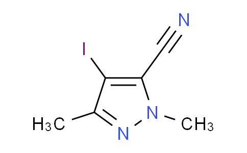 CAS No. 1354704-06-5, 4-Iodo-1,3-dimethyl-1H-pyrazole-5-carbonitrile