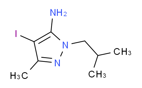 CAS No. 1303443-54-0, 4-Iodo-1-isobutyl-3-methyl-1H-pyrazol-5-amine
