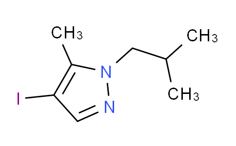 CAS No. 1354705-57-9, 4-Iodo-1-isobutyl-5-methyl-1H-pyrazole