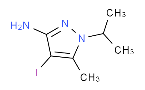 CAS No. 1354704-52-1, 4-Iodo-1-isopropyl-5-methyl-1H-pyrazol-3-amine
