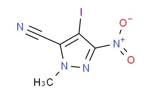 CAS No. 1354703-49-3, 4-Iodo-1-methyl-3-nitro-1H-pyrazole-5-carbonitrile
