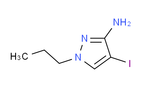 CAS No. 1354706-77-6, 4-Iodo-1-propyl-1H-pyrazol-3-amine