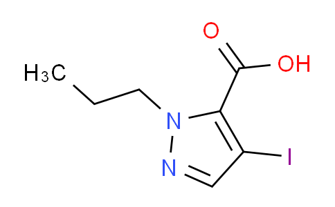 CAS No. 1354705-23-9, 4-Iodo-1-propyl-1H-pyrazole-5-carboxylic acid