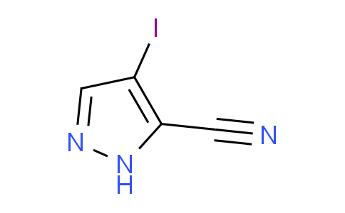 CAS No. 1354703-91-5, 4-Iodo-1H-pyrazole-5-carbonitrile