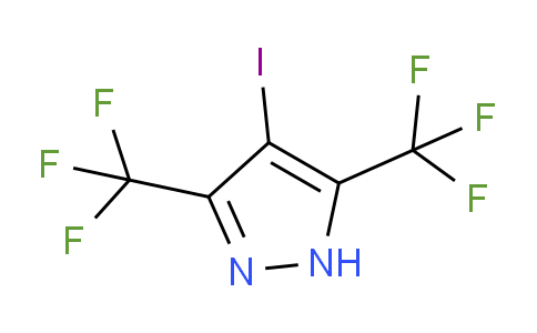 CAS No. 1239511-06-8, 4-Iodo-3,5-Bis(trifluoromethyl)-1H-pyrazole