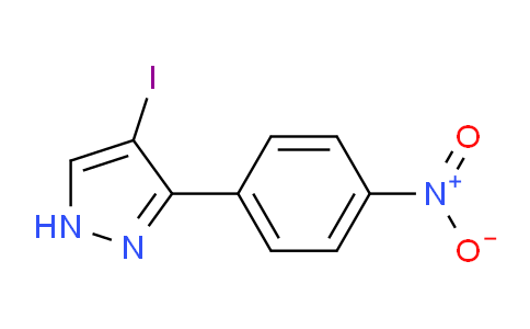CAS No. 1339261-01-6, 4-Iodo-3-(4-nitrophenyl)-1H-pyrazole