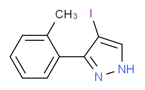 CAS No. 1340568-19-5, 4-Iodo-3-(o-tolyl)-1H-pyrazole