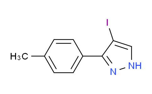 CAS No. 1339142-05-0, 4-Iodo-3-(p-tolyl)-1H-pyrazole