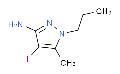 CAS No. 1354704-75-8, 4-Iodo-5-methyl-1-propyl-1H-pyrazol-3-amine