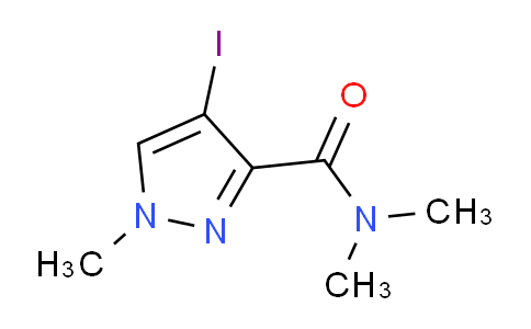 CAS No. 1713589-33-3, 4-Iodo-N,N,1-trimethyl-1H-pyrazole-3-carboxamide