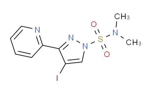 CAS No. 746668-78-0, 4-Iodo-N,N-dimethyl-3-(pyridin-2-yl)-1H-pyrazole-1-sulfonamide