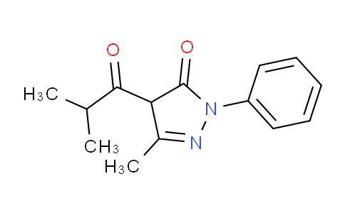 CAS No. 147663-44-3, 4-Isobutyryl-3-methyl-1-phenyl-1H-pyrazol-5(4H)-one