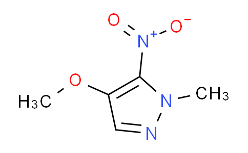 CAS No. 89717-67-9, 4-Methoxy-1-methyl-5-nitro-1H-pyrazole