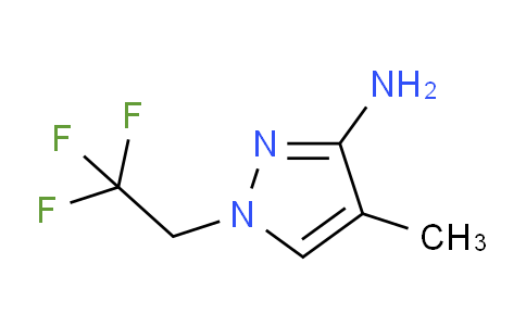 CAS No. 1174876-14-2, 4-Methyl-1-(2,2,2-trifluoroethyl)-1H-pyrazol-3-amine